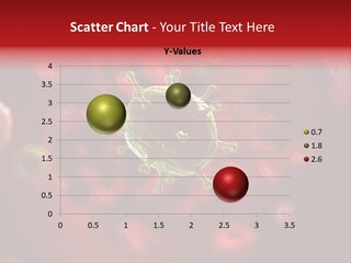 Illustration Of A Virus Infecting The Blood PowerPoint Template