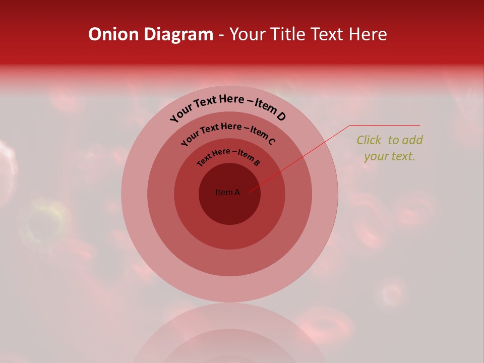 Illustration Of A Virus Infecting The Blood PowerPoint Template