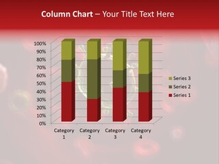 Illustration Of A Virus Infecting The Blood PowerPoint Template