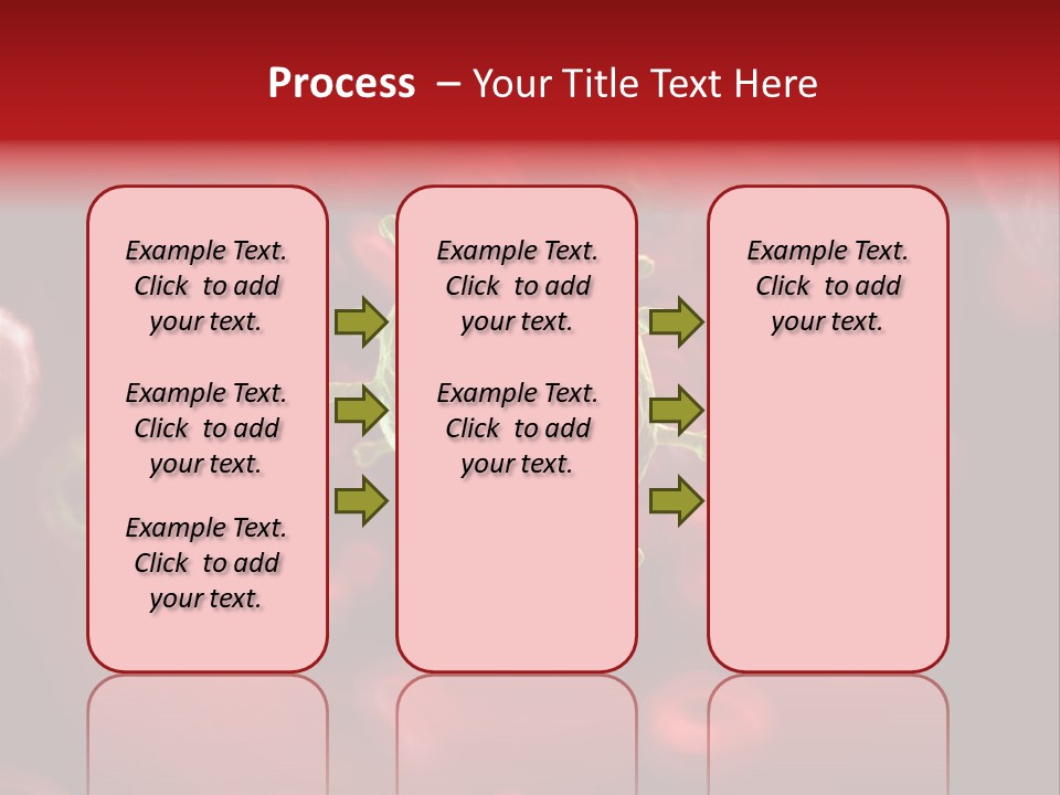 Illustration Of A Virus Infecting The Blood PowerPoint Template