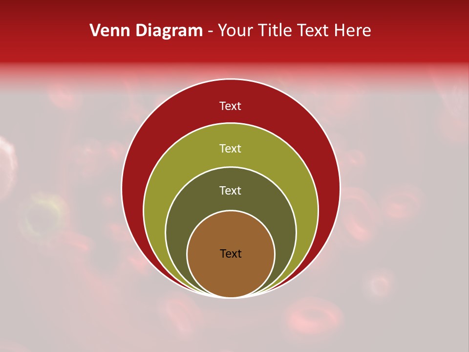 Illustration Of A Virus Infecting The Blood PowerPoint Template