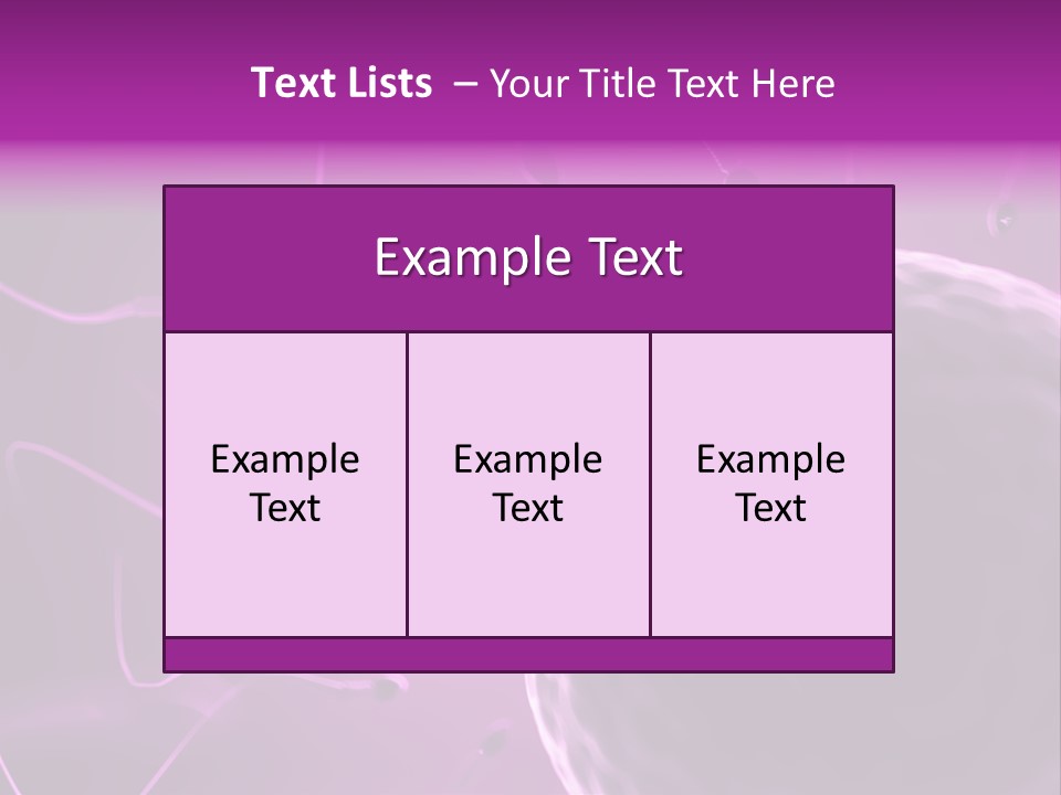 Illustration Of An Egg Cell And Sperm PowerPoint Template