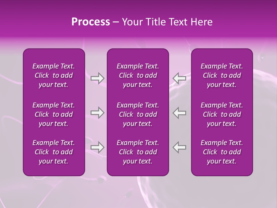 Illustration Of An Egg Cell And Sperm PowerPoint Template