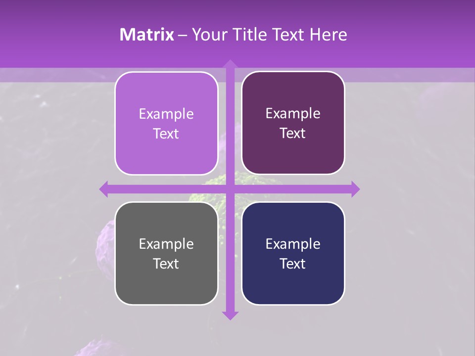 Illustration Of Leukocytes Attacking A Cancer Cell PowerPoint Template