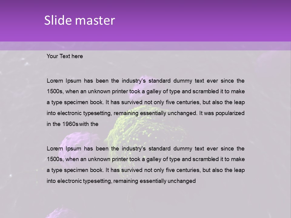 Illustration Of Leukocytes Attacking A Cancer Cell PowerPoint Template