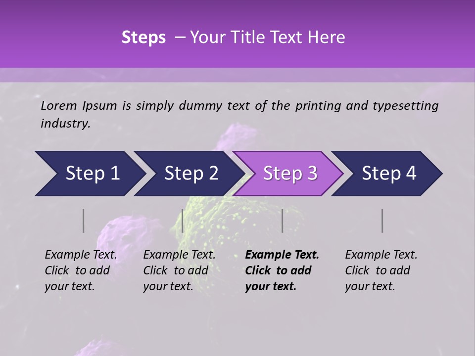 Illustration Of Leukocytes Attacking A Cancer Cell PowerPoint Template