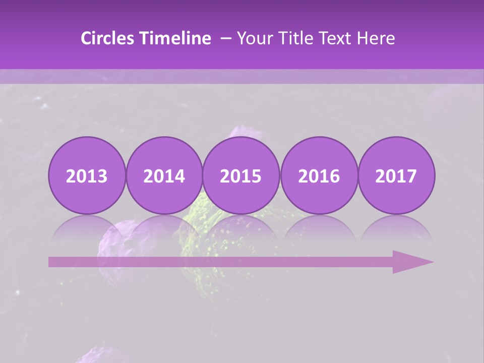 Illustration Of Leukocytes Attacking A Cancer Cell PowerPoint Template