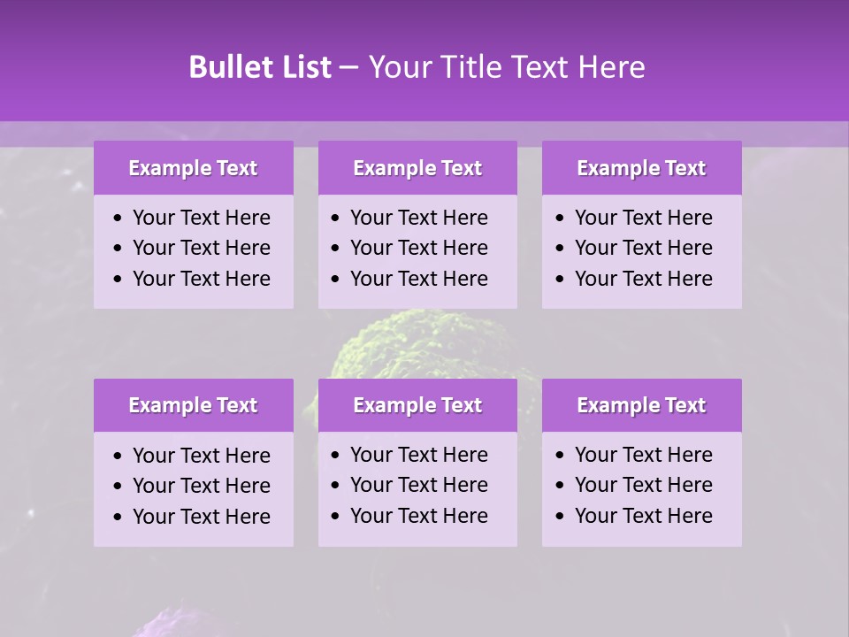 Illustration Of Leukocytes Attacking A Cancer Cell PowerPoint Template