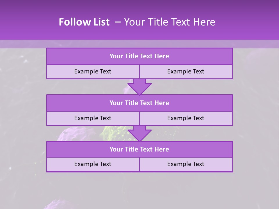 Illustration Of Leukocytes Attacking A Cancer Cell PowerPoint Template