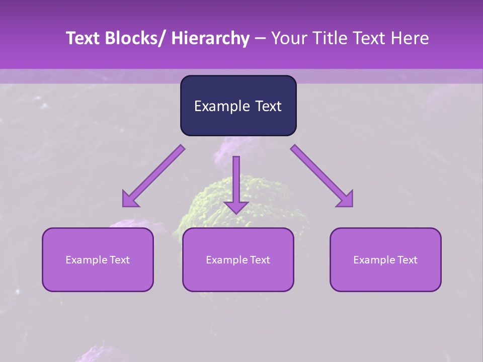 Illustration Of Leukocytes Attacking A Cancer Cell PowerPoint Template