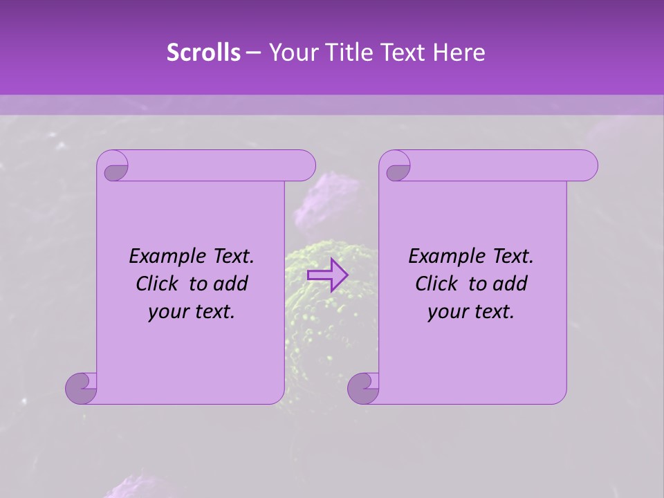 Illustration Of Leukocytes Attacking A Cancer Cell PowerPoint Template