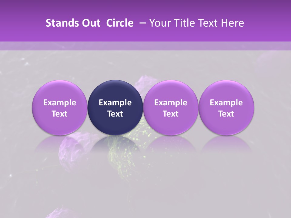 Illustration Of Leukocytes Attacking A Cancer Cell PowerPoint Template