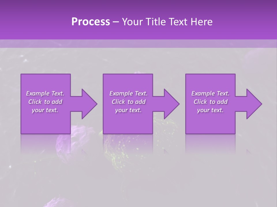Illustration Of Leukocytes Attacking A Cancer Cell PowerPoint Template