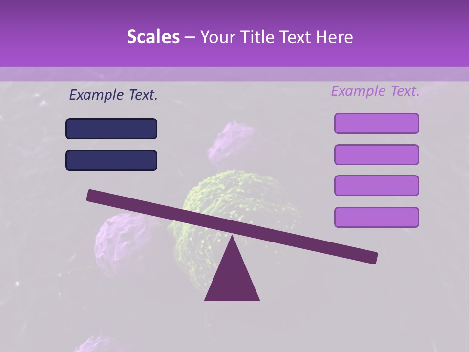 Illustration Of Leukocytes Attacking A Cancer Cell PowerPoint Template