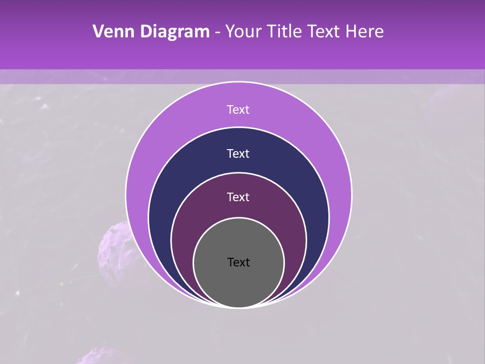 Illustration Of Leukocytes Attacking A Cancer Cell PowerPoint Template