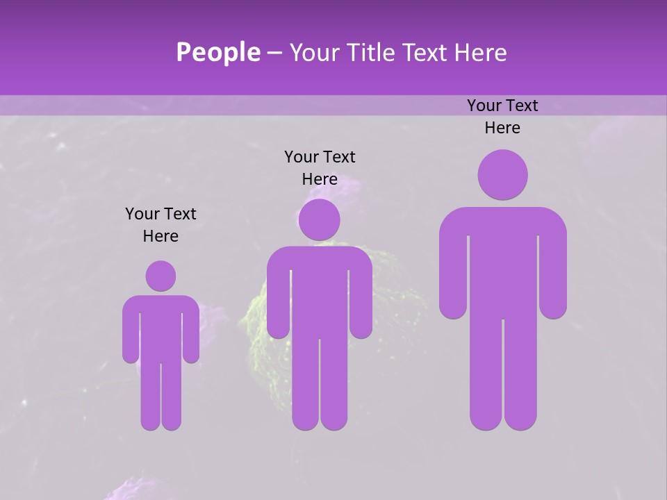 Illustration Of Leukocytes Attacking A Cancer Cell PowerPoint Template