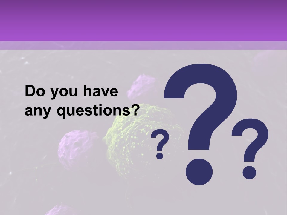 Illustration Of Leukocytes Attacking A Cancer Cell PowerPoint Template