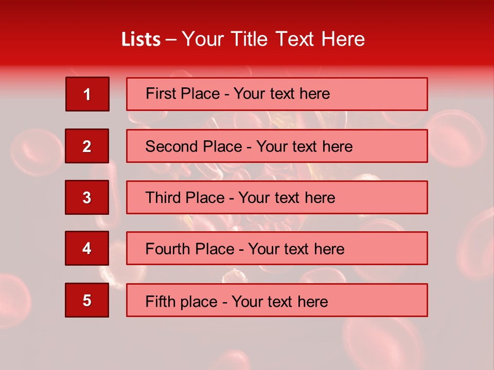 Illustration Of Arteriosklerosis PowerPoint Template