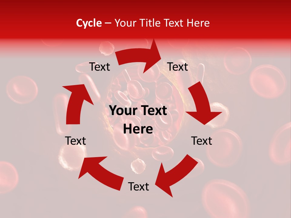 Illustration Of Arteriosklerosis PowerPoint Template