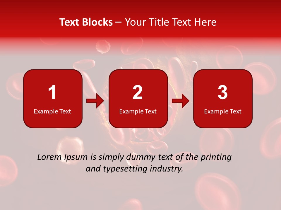 Illustration Of Arteriosklerosis PowerPoint Template