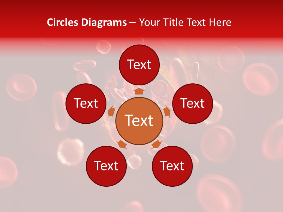 Illustration Of Arteriosklerosis PowerPoint Template