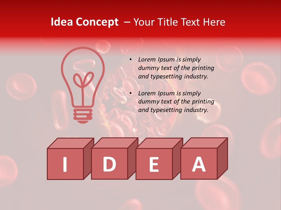 Illustration Of Arteriosklerosis PowerPoint Template