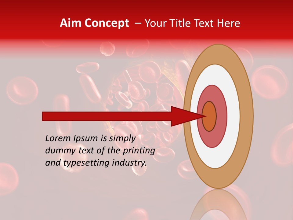 Illustration Of Arteriosklerosis PowerPoint Template