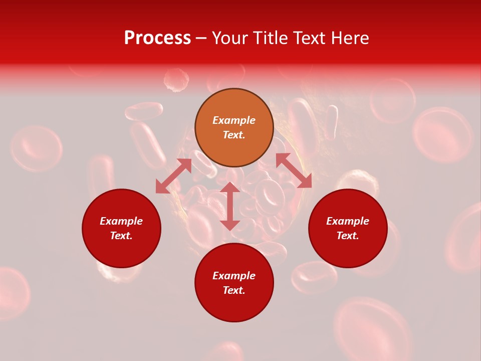 Illustration Of Arteriosklerosis PowerPoint Template