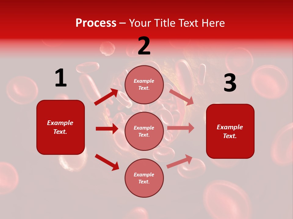 Illustration Of Arteriosklerosis PowerPoint Template