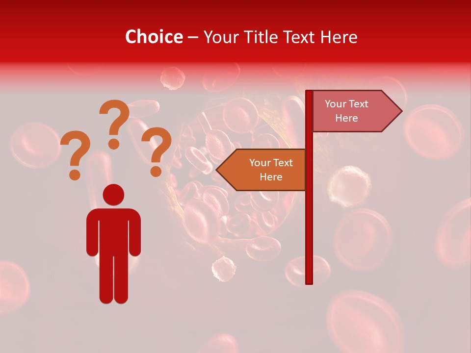 Illustration Of Arteriosklerosis PowerPoint Template