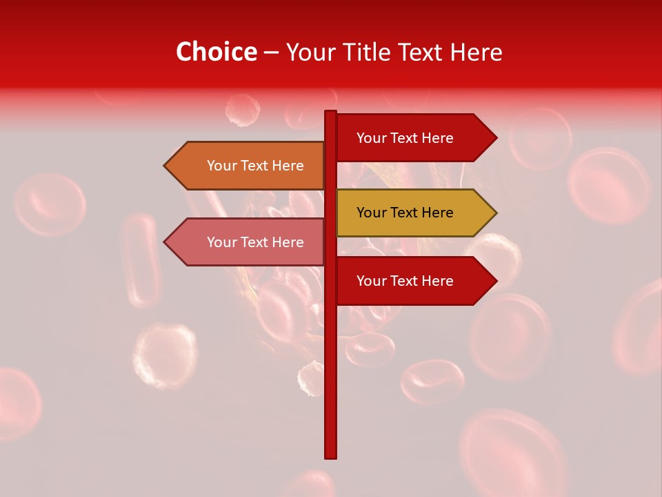 Illustration Of Arteriosklerosis PowerPoint Template