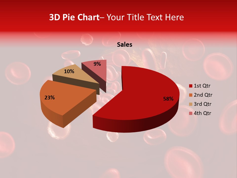 Illustration Of Arteriosklerosis PowerPoint Template