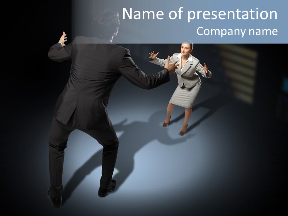 Business Dispute PowerPoint Template