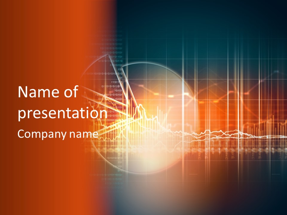 Marketing High Tech Background PowerPoint Template