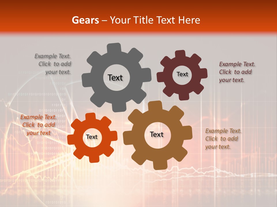 Marketing High Tech Background PowerPoint Template