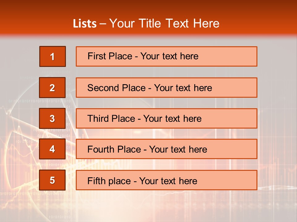 Marketing High Tech Background PowerPoint Template