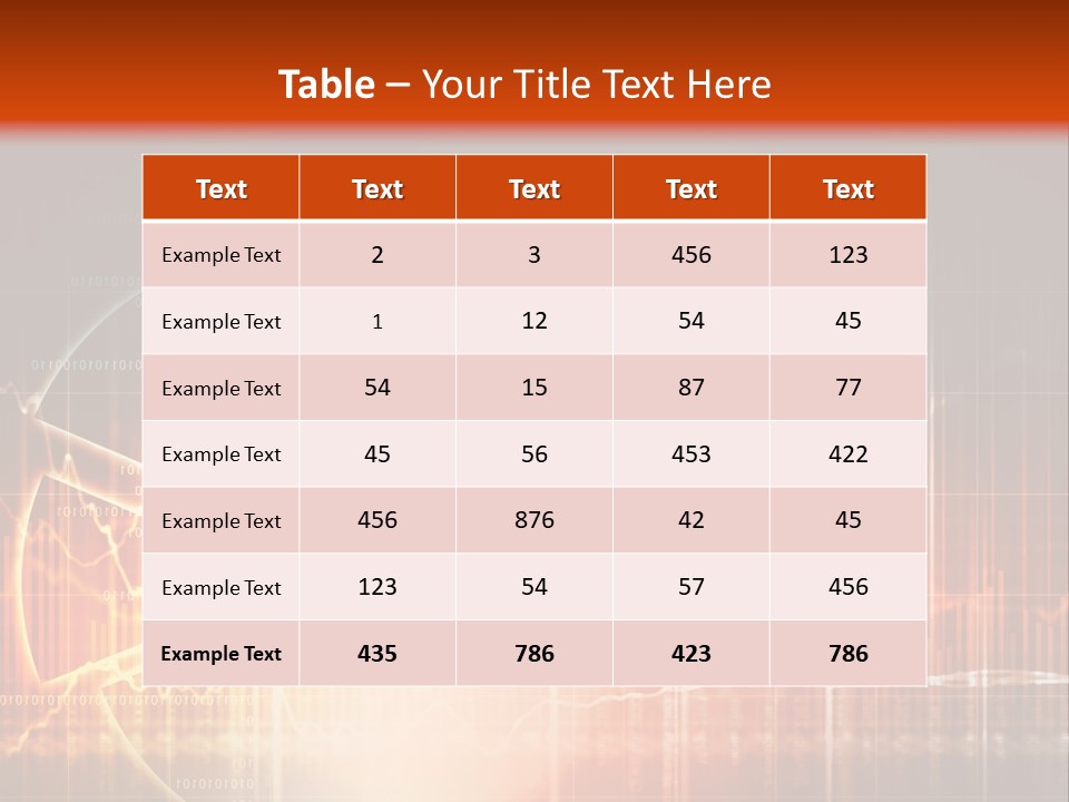 Marketing High Tech Background PowerPoint Template