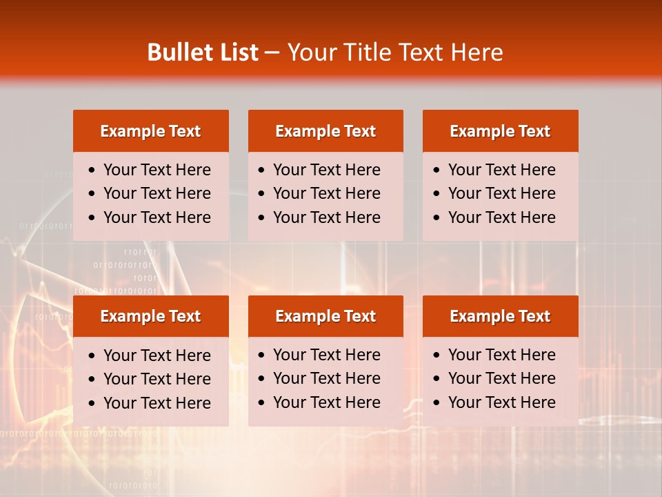 Marketing High Tech Background PowerPoint Template