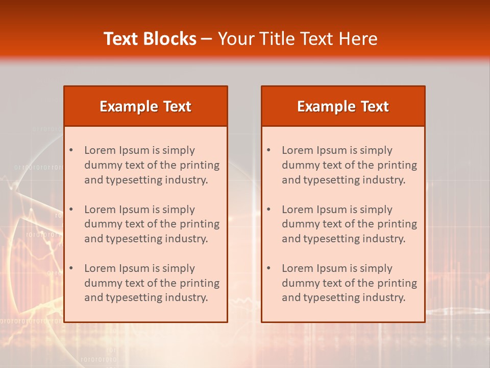 Marketing High Tech Background PowerPoint Template