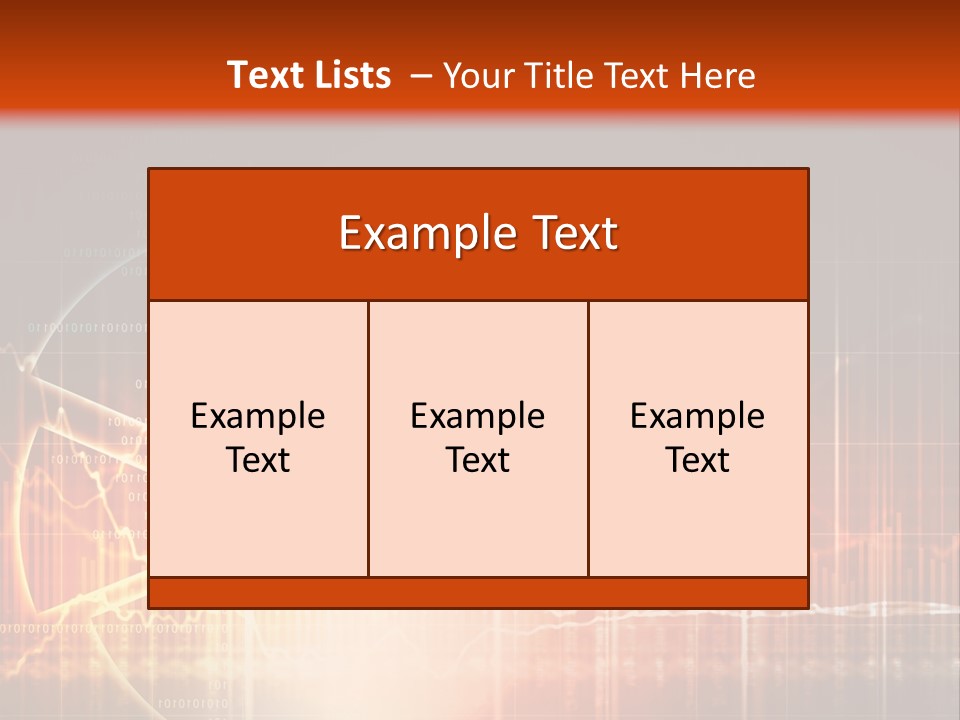Marketing High Tech Background PowerPoint Template