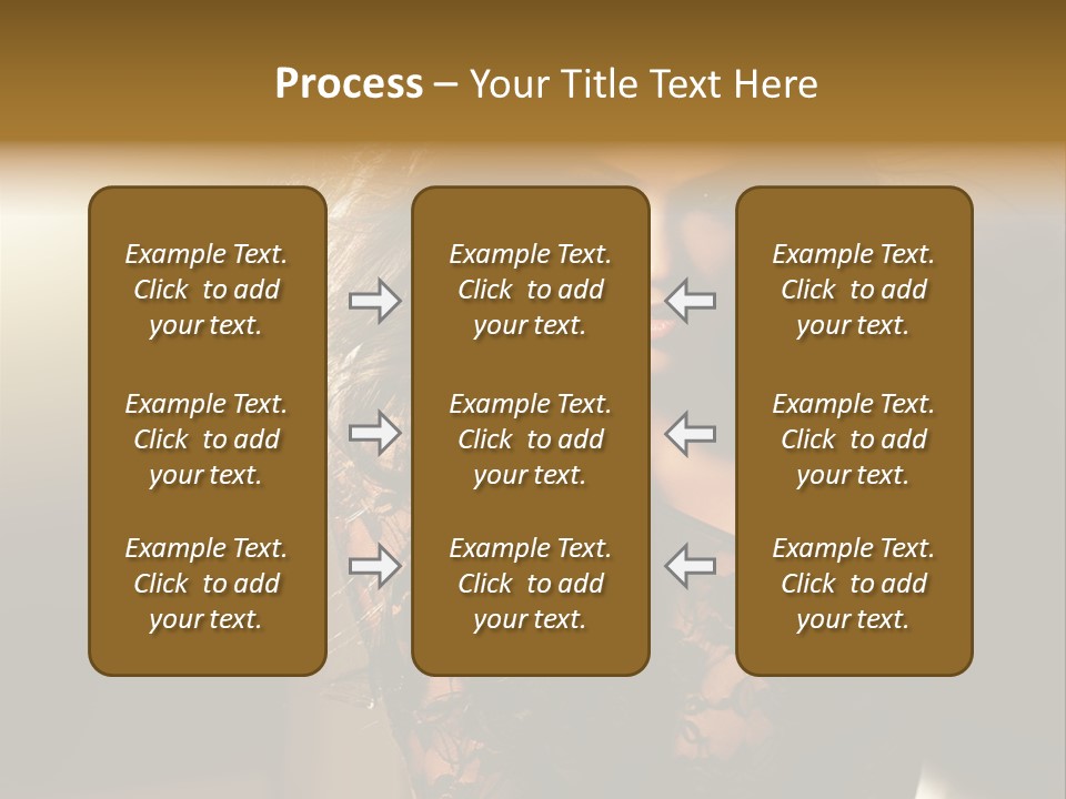 Beautiful Dark Haired Girl In Y Lingerie PowerPoint Template