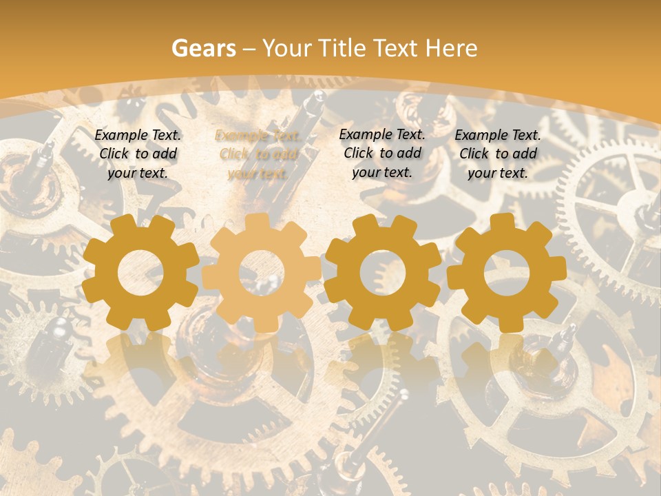 Old Mechanism Background PowerPoint Template