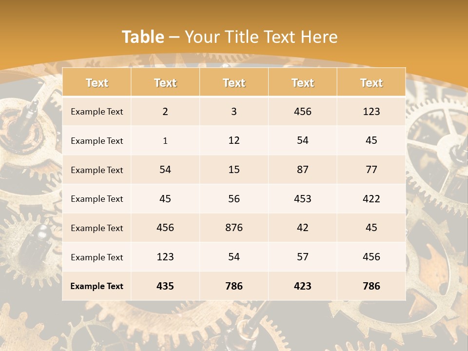Old Mechanism Background PowerPoint Template
