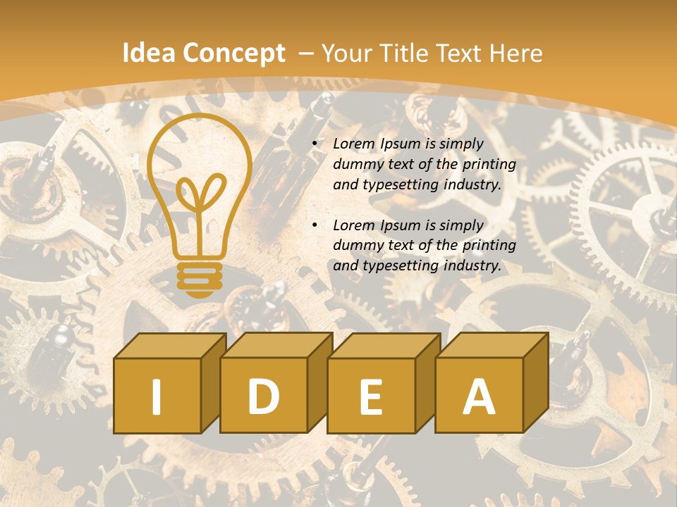 Old Mechanism Background PowerPoint Template