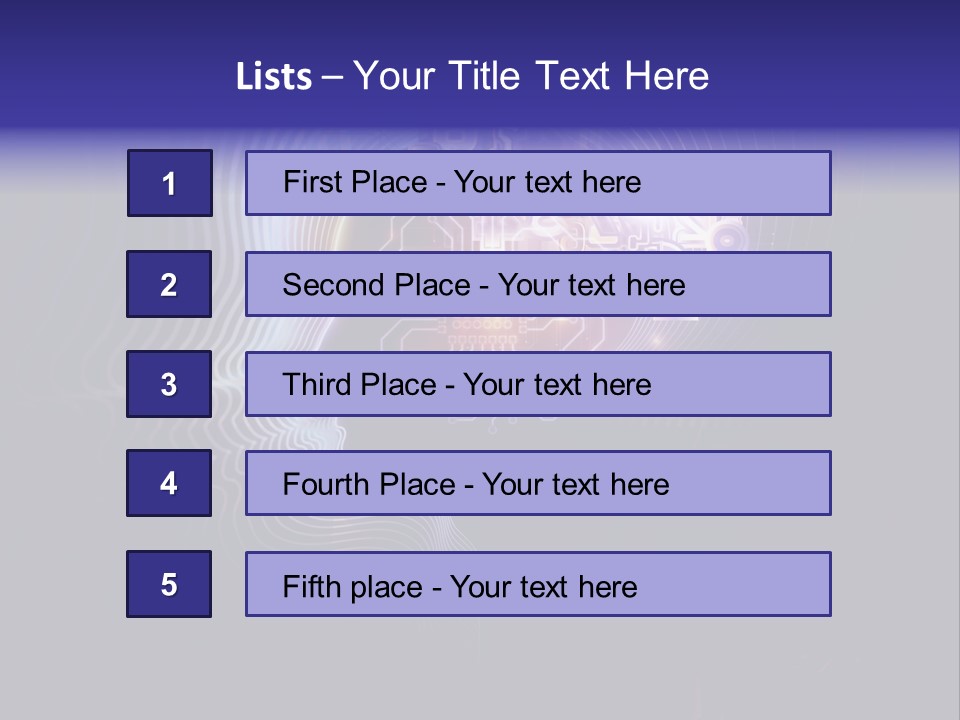 Numbers Of Consciousness PowerPoint Template