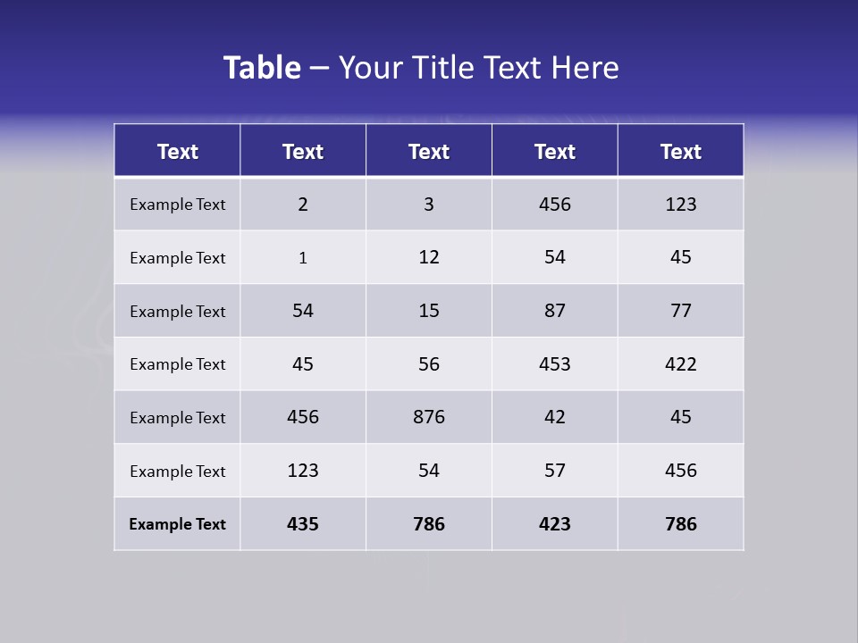 Numbers Of Consciousness PowerPoint Template