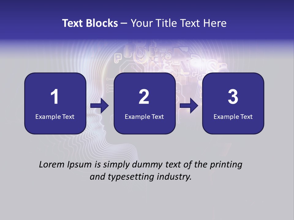 Numbers Of Consciousness PowerPoint Template