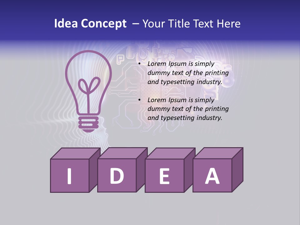 Numbers Of Consciousness PowerPoint Template