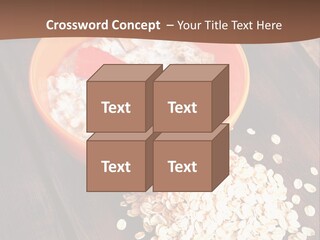 Porridge With Fresh Strawberry PowerPoint Template