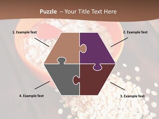 Porridge With Fresh Strawberry PowerPoint Template